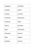 Vorschau - Merkblätter - Synonyme für "sagen" - Seite 1