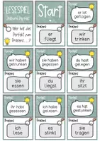 Vorschau - Unterrichtsreihen - Verben im Präsens & Perfekt - Lesespiel - Seite 1