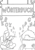 Vorschau - Arbeitsblätter - Deckblatt - WÖRTERBUCH - Seite 2