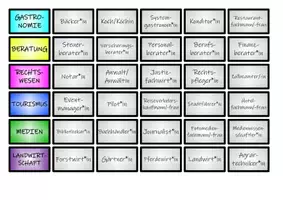 Vorschau - Stationenlernen - Sortieren in Streichholzschachteln - Thema: Berufe - Seite 3