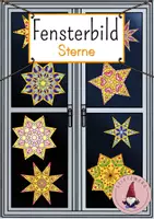 Vorschau - Mal- und Bastelvorlagen - Fensterbild: Sterne/ Weihnachten/ Winter - Deckblatt