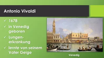 Vorschau - Präsentationen/Tafelbilder - Antonio Vivaldi (Präsentation und H5P) - Seite 1