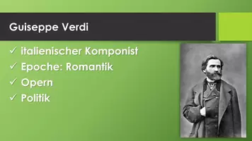 Vorschau - Präsentationen/Tafelbilder - Guiseppe Verdi (Präsentation und H5P) - Seite 1