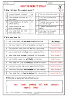 Vorschau - Arbeitsblätter - Worksheets reported speech / indirect speech - Seite 2