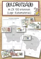 Vorschau - Anderer Materialtyp - Geldbeträge addieren – diverse Geldbeträge zusammenstellen im ZR 100 - Deckblatt