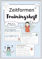 Vorschau - Arbeitsblätter - Materialpaket - Fit in den Zeitformen - Deckblatt