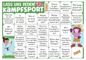 Vorschau - Stationenlernen - Lass uns reden! Kampfsport Sportarten Deutsch - Seite 1