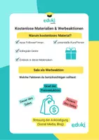 Vorschau - Merkblätter - Wie du kostenlose Materialien & Werbeaktionen einsetzen kannst - Deckblatt