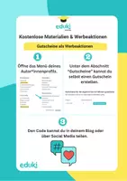 Vorschau - Merkblätter - Wie du kostenlose Materialien & Werbeaktionen einsetzen kannst - Seite 1