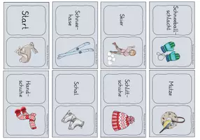 Vorschau - Arbeitsblätter - DAZ Erstes Lesen Domino Winter Schlittschuhbahn - Seite 3