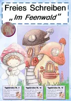 Vorschau - Arbeitsblätter - Freies Schreiben : Im Feenwald - Deckblatt