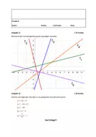 Vorschau - Test - Lineare Funktionen - Test - Funktionsgleichung und Graphen - Seite 1