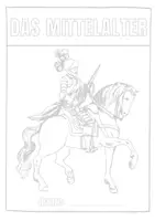 Vorschau - Mal- und Bastelvorlagen - Das Mittelalter (Deckblatt zum Selbergestalten) - Seite 2