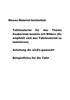 Vorschau - Stationenlernen - Zauberstab basteln - Seite 1