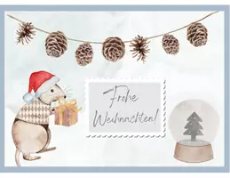 Vorschau - Mal- und Bastelvorlagen - Weihnachtskarten für die Mäuseklasse - Seite 3
