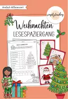 Vorschau - Arbeitsblätter - Weihnachten - Lesespaziergang - dreifach differenziert - Deckblatt