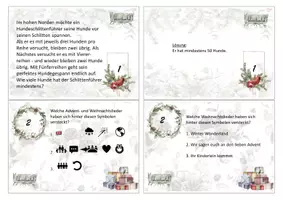 Vorschau - Arbeitsblätter - Adventskalender Nr 2 * Rätselkalender/Weihnachtsrätsel - Seite 2