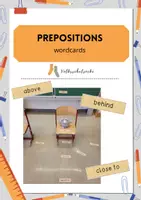 Vorschau - Merkblätter - prepositions - wordcards - Deckblatt