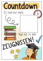 Vorschau - Mal- und Bastelvorlagen - Countdown - Prüfung / Abschluss / Abitur / Zeugnis - Seite 2