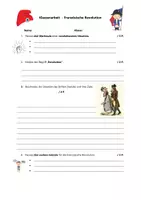 Vorschau - Fördermaterial/Inklusion - Klassenarbeit zur Französischen Revolution (differenziert) - Seite 1