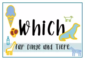 Vorschau - Poster - who which that whose / Tafelkarten / Poster - Deckblatt