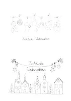 Vorschau - Arbeitsblätter - Ausmalbilder Weihnachten // Weihnachtskarten - Seite 1