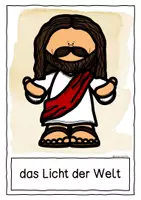 Vorschau - Stundenentwürfe - Jesus als Licht der Welt / Symbol Licht Tafelmaterial Grundschule Religion - Seite 2