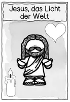 Vorschau - Stundenentwürfe - Jesus als Licht der Welt / Symbol Licht Symbolkarte Transparenzkarte - Seite 2