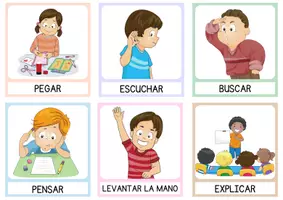 Vista previa - Refuerzo / NEE / Materiales de apoyo - Pictogramas de rutinas en el aula - página 2