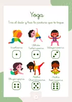 Vista previa - Juegos / Gamificación - Yoga para peques - trabajar yoga en el aula - página 1