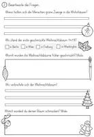 Vorschau - Unterrichtsreihen - Weihnachten - Vorgangsbeschreibung Weihnachtsbaum basteln - mit Bildkarten und Lesetext - Seite 3