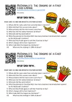 Vorschau - Arbeitsblätter - the founder McDonald watching comprehension - Seite 1