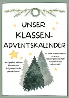 Vorschau - Anderer Materialtyp - Klassenadventskalender für die Klassen 5-10 für mehr Miteinander und eine gute Klassengemeinschaft - Deckblatt