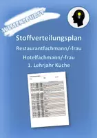 Vorschau - Lehrpläne/Lehrermaterial - Stoffverteilungsplan Refa Hofa 1. Lehrjahr Küche (Theorie) - Deckblatt