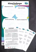 Vorschau - Spiele - Klimaschutz-Challenges: 45 Challenges zu Klimawandel, Nachhaltigkeit und Umweltschutz + Poster - Deckblatt