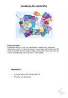 Vorschau - Mal- und Bastelvorlagen - Kunst Grundschule, Gestalte ein Buntes ABC-Bild, malen, schnelle Kunst - Seite 1