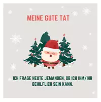 Vorschau - Bildkarten - Adventskalender der Guten Taten mit 24 Karten zum drucken - Deckblatt