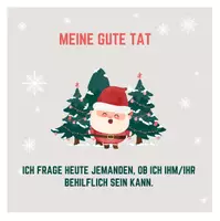Vorschau - Bildkarten - Adventskalender der Guten Taten mit 24 Karten zum drucken - Seite 1