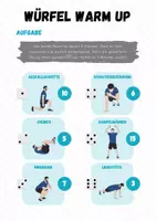 Vorschau - Spiele - Fitness ⎮ Würfel Warm Up für Kl. 5 - Seite 1