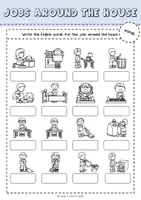 Vorschau - Arbeitsblätter - Jobs around the house Worksheets - Seite 2