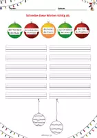 Vorschau - Arbeitsblätter - WEIHNACHTSPAKET DEUTSCH 2.Klasse - FERIENAUFGABEN - Freiarbeit - Seite 3