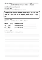 Vorschau - Klassenarbeiten - Klassenarbeit: Auslautverhärtung + Verben (Klasse 3) - Seite 3