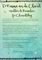 Vorschau - Arbeitsblätter - D'Emma an de Charel rëschten de Beemchen fir Chrëschtdag - Seite 1