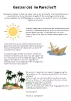 Vorschau - Arbeitsblätter - Inselspiel- Gestrandet im Paradies - Deckblatt