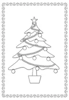 Vorschau - Mal- und Bastelvorlagen - 10 Ausmalbilder Weihnachten (Teil 1) - Seite 3