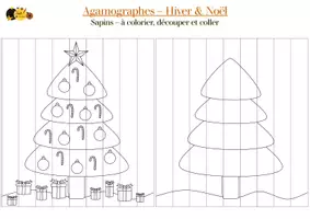 Aperçu - Apprentissages en autonomie - Agamographes - Kit Hiver et Noël - Page 3