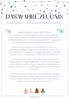 Vorschau - Anderer Materialtyp - Das wahre Zeugnis - Winter Edition - Deckblatt