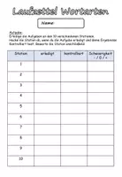Vorschau - Unterrichtsreihen - Stationenlernen / Übungsheft zum Thema Wortarten mit Lösungen - Seite 1