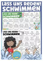 Aperçu - Jeux - Lass uns reden! Schwimmen Sport deutsch Allemand - Page de couverture