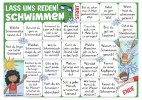 Vista previa - Unidades / Secuencias / Situaciones de Aprendizaje - Schwimmen Spiel Deutsch juego alemán (Sport) - página 1